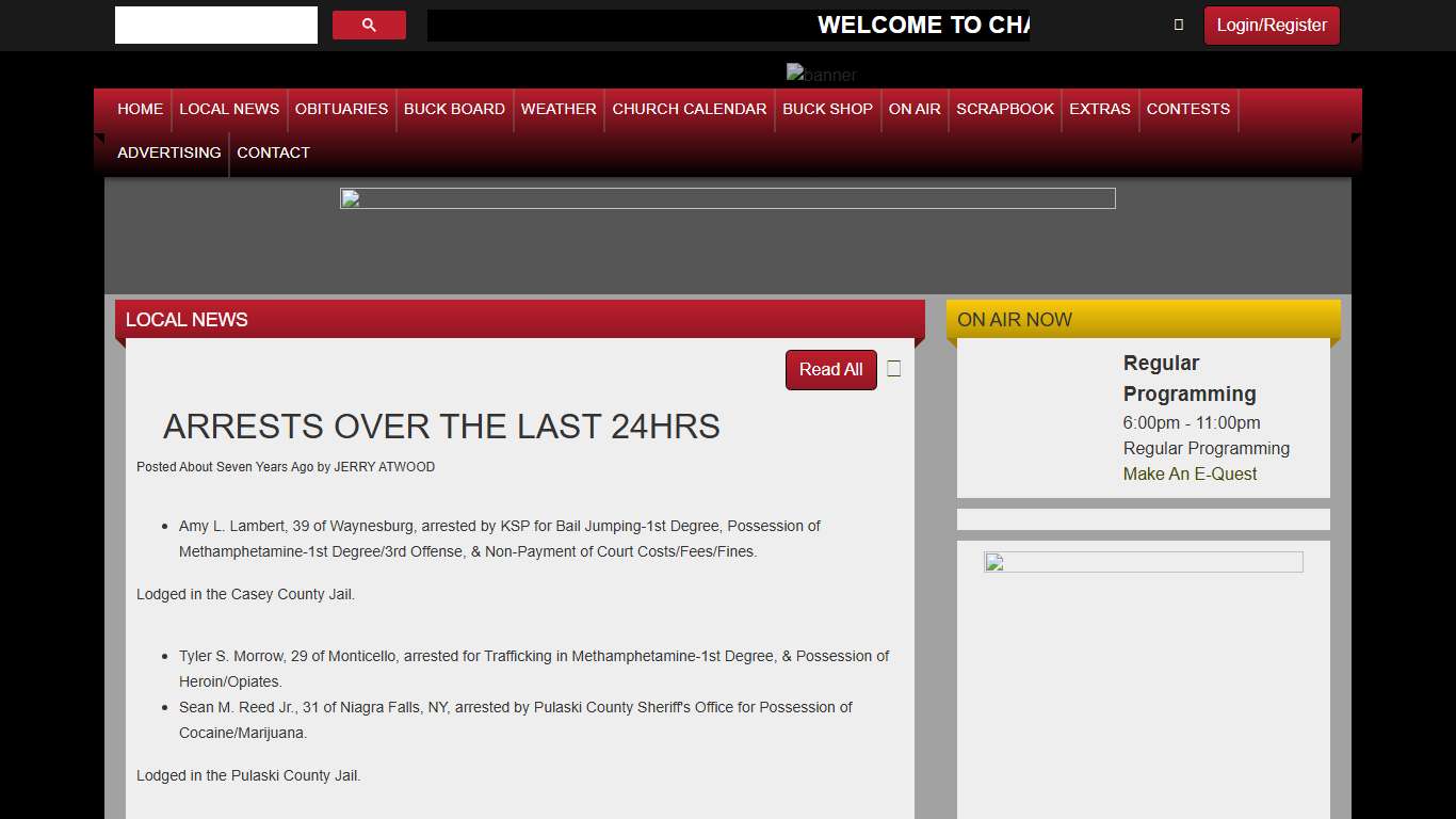 ARRESTS OVER THE LAST 24HRS